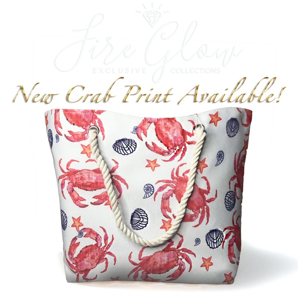 Multicolor Summer Fruit / Citrus Beach Tote Bag - Picture 6 of 7